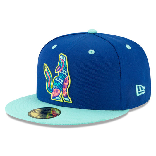 Hillsboro Hops (Lúpulos) New Era Copa de la Diversion (FUN CUP) 59FIFTY Fitted Hat - Royal/Mint