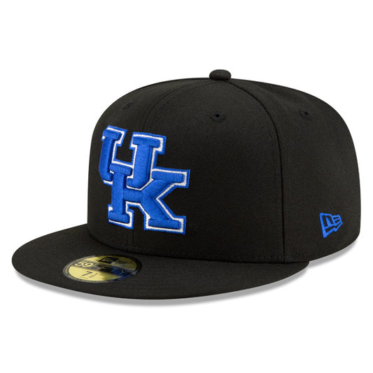 Kentucky Wildcats New Era CLASSIC 59FIFTY Fitted NCAA Hat - Royal/Black