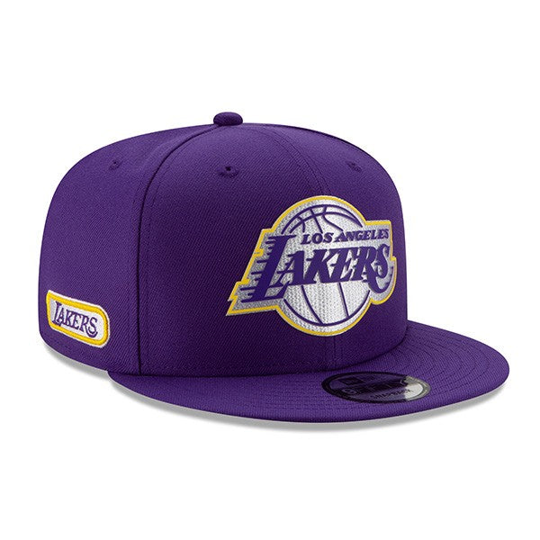 Los Angeles Lakers New Era NBA Back Half 9FIFTY Snapback Hat - Purple