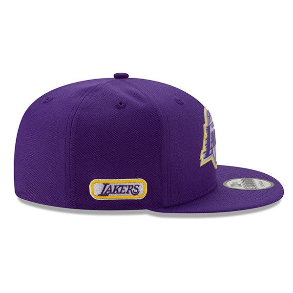 Los Angeles Lakers New Era NBA Back Half 9FIFTY Snapback Hat - Purple