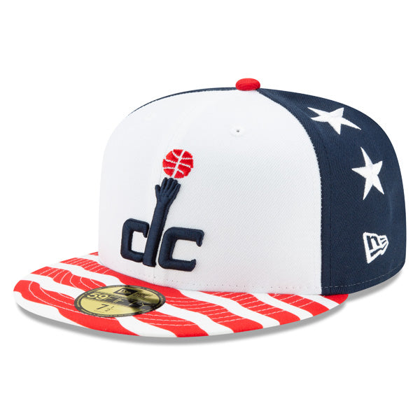 Washington Wizards New Era City Series Fitted 59Fifty NBA Hat - Navy/White/Red