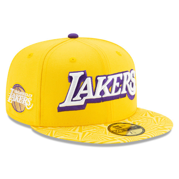 Los Angeles Lakers New Era City Series Fitted 59Fifty NBA Hat - Yellow