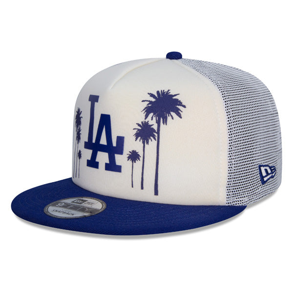 Los Angeles Dodgers New Era 2022 MLB All-Star Game Palm Tree Trucker 9FIFTY Snapback Hat -White/Royal