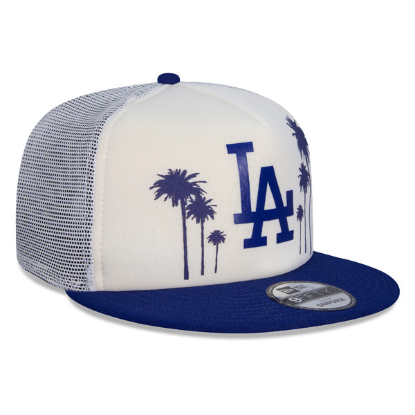 Los Angeles Dodgers New Era 2022 MLB All-Star Game Palm Tree Trucker 9FIFTY Snapback Hat -White/Royal