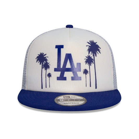 Los Angeles Dodgers New Era 2022 MLB All-Star Game Palm Tree Trucker 9FIFTY Snapback Hat -White/Royal