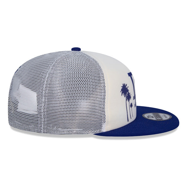 Los Angeles Dodgers New Era 2022 MLB All-Star Game Palm Tree Trucker 9FIFTY Snapback Hat -White/Royal