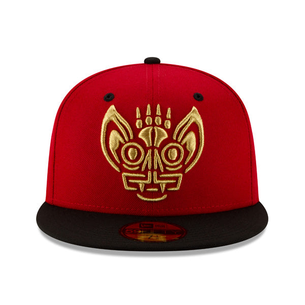 Louisville Bats (Murciélagos) New Era Copa de la Diversion (FUN CUP) 59FIFTY Fitted Hat - Red/Black