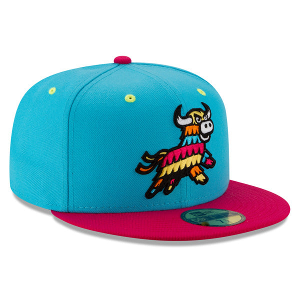 Erie SeaWolves (Piñatas) New Era Copa de la Diversion (FUN CUP) 59FIFTY Fitted Hat - Vice Blue/Pink