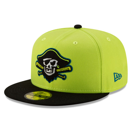 Bradenton Marauders (BARBASNEGRAS) New Era Copa de la Diversion (FUN CUP) 59FIFTY Fitted Hat - Cyber/Black