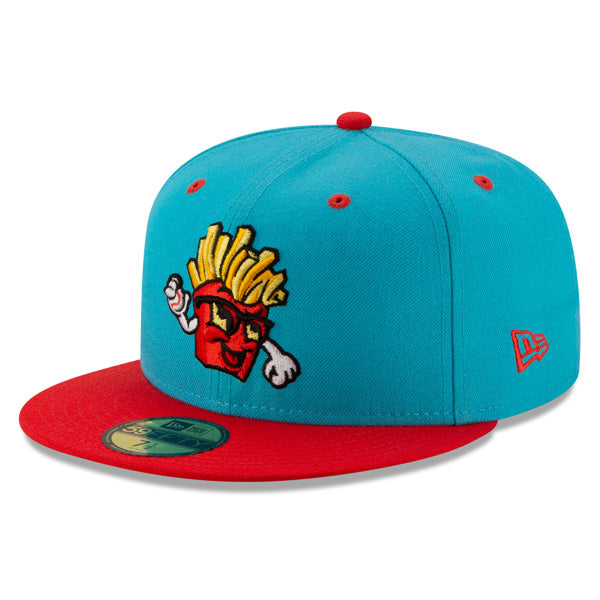 Boise Hawks (PAPAS FRITAS) New Era Copa de la Diversion (FUN CUP) 59FIFTY Fitted Hat - Teal/Red