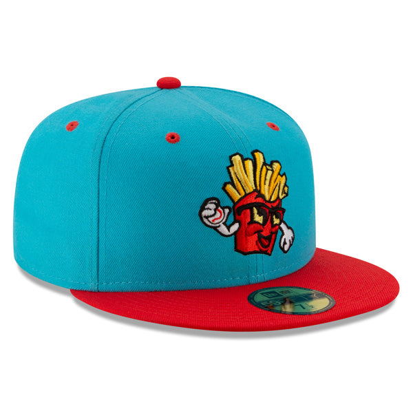 Boise Hawks (PAPAS FRITAS) New Era Copa de la Diversion (FUN CUP) 59FIFTY Fitted Hat - Teal/Red