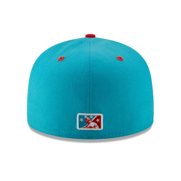 Boise Hawks (PAPAS FRITAS) New Era Copa de la Diversion (FUN CUP) 59FIFTY Fitted Hat - Teal/Red