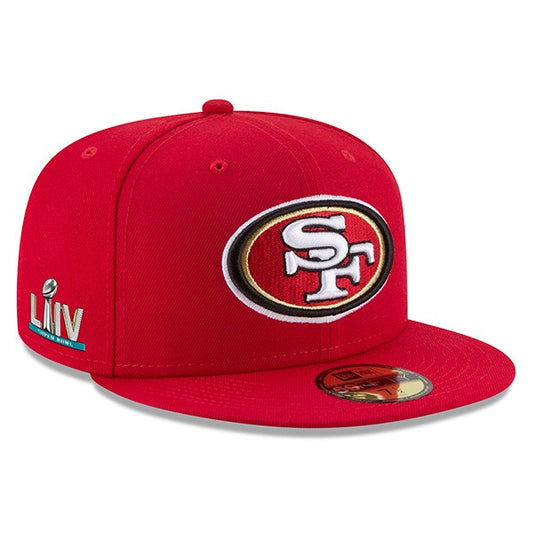 San Francisco 49ers New Era Super Bowl LIV Bound Sidepatch 59FIFTY Fitted Hat - Red
