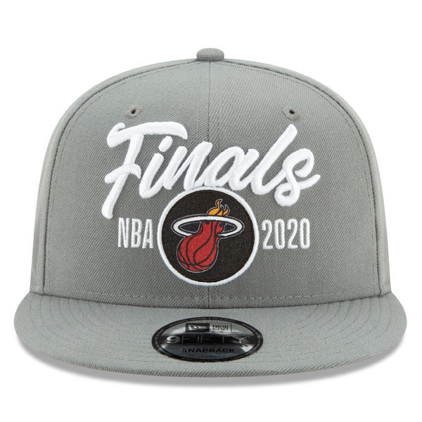 Miami Heat New Era 2020 NBA Eastern Conference Champions Locker Room 9FIFTY Snapback Hat - Gray