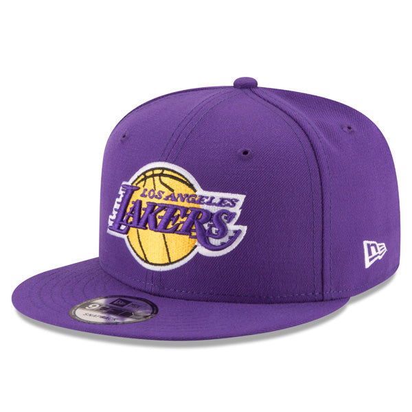 Los Angeles Lakers New Era 2020 NBA Champions Side Patch 9FIFTY Snapback Hat - Purple