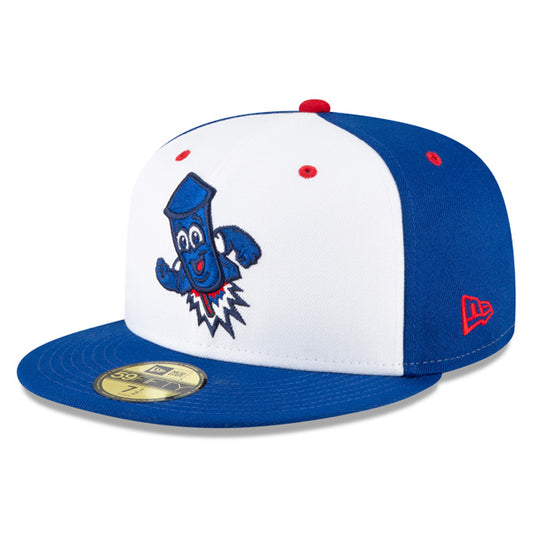 Worcester Woo Sox (WEPA) New Era Copa de la Diversion (FUN CUP) 59FIFTY Fitted Hat - White/Blue