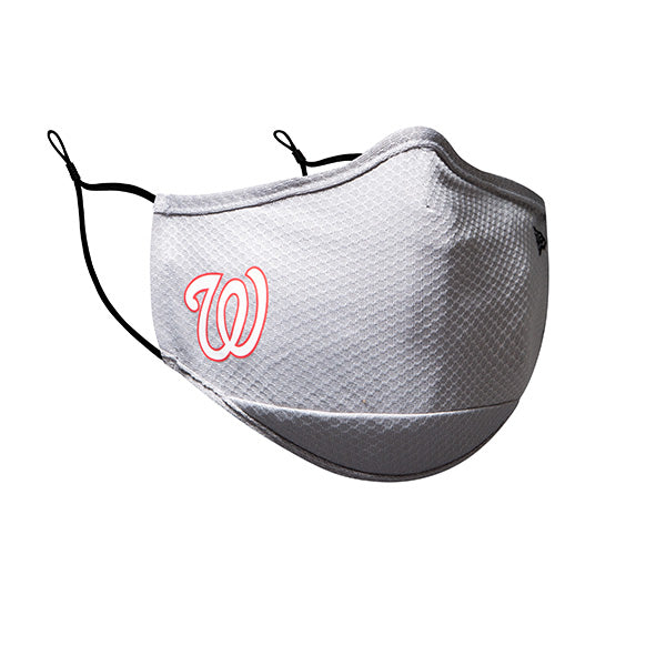 Washington Nationals New Era Adult MLB On-Field Face Covering Mask - Gray