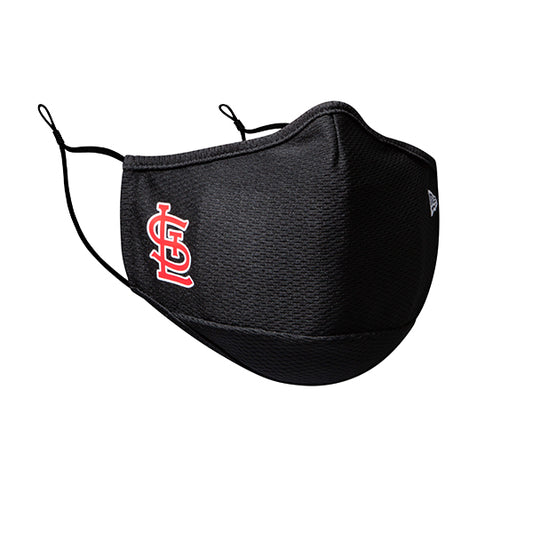 St.Louis Cardinals New Era Adult MLB On-Field Face Covering Mask - Black