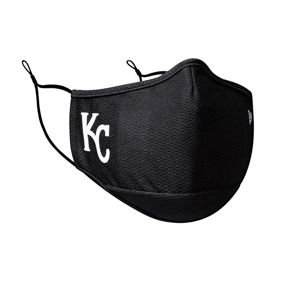 Kansas City Royals New Era Adult MLB On-Field Face Covering Mask - Bla ...