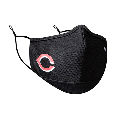 Cincinnati Reds New Era Adult MLB On-Field Face Covering Mask - Black