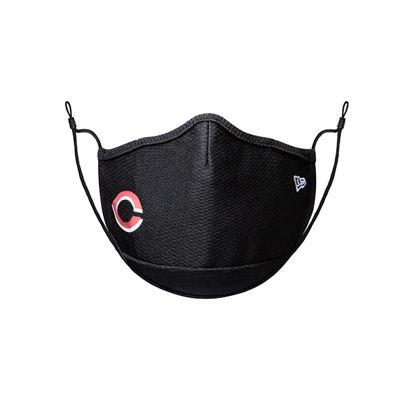 Cincinnati Reds New Era Adult MLB On-Field Face Covering Mask - Black