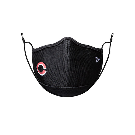 Cincinnati Reds New Era Adult MLB On-Field Face Covering Mask - Black