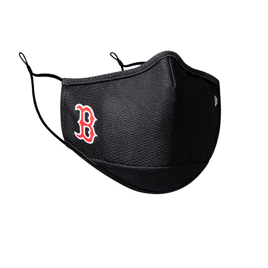 Boston Red Sox New Era Adult MLB On-Field Face Covering Mask - Black