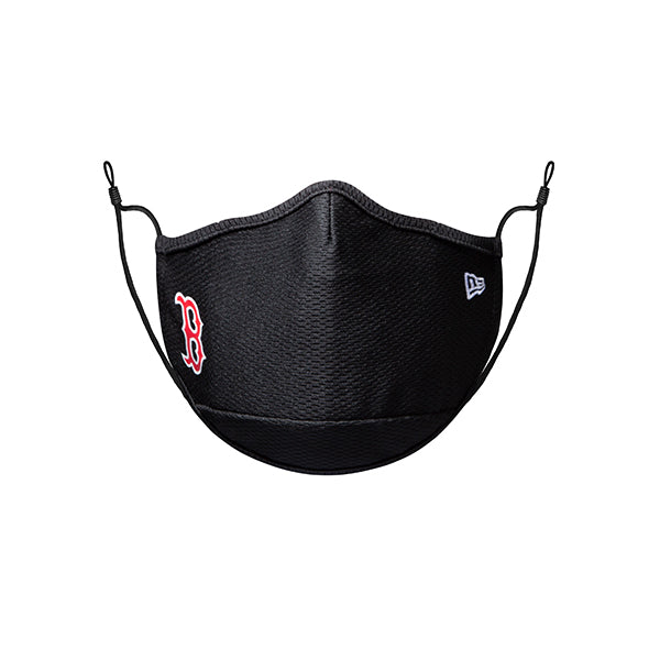 Boston Red Sox New Era Adult MLB On-Field Face Covering Mask - Black