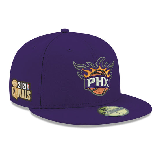 Phoenix Suns New Era 2021 NBA Finals Bound Sidepatch 59FIFTY Fitted Hat - Purple
