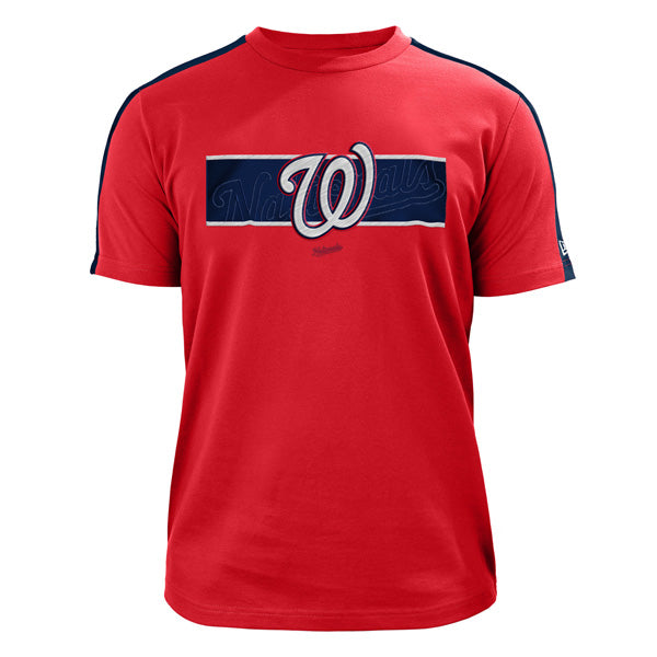 Washington Nationals New Era TONAL BAND Short Sleeve MLB T-Shirt - Red