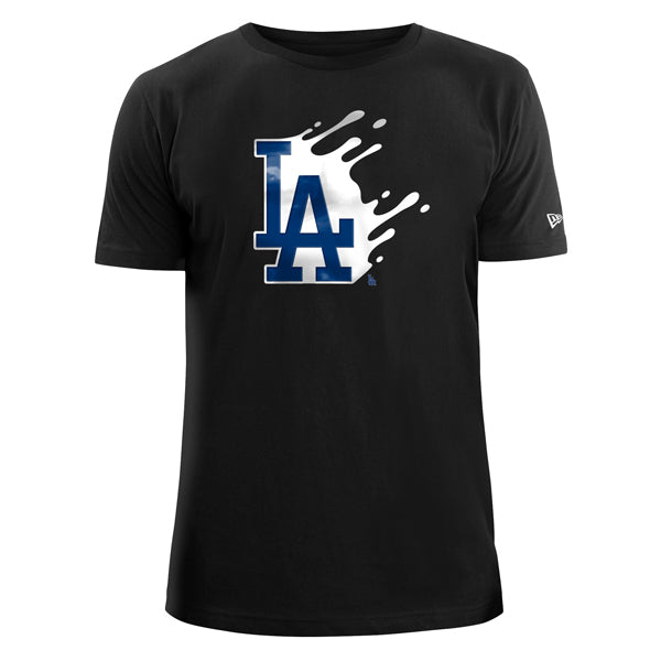 Los Angeles Dodgers New Era SPLATTER Short Sleeve MLB T-Shirt - Black/Royal