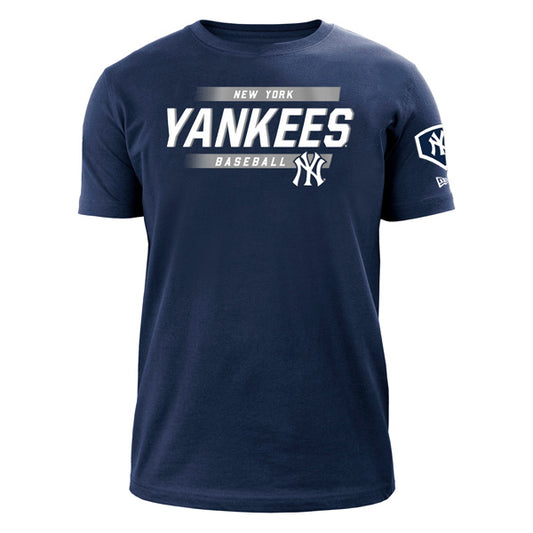 New York Yankees New Era HOME RUN Short Sleeve MLB T-Shirt - Navy