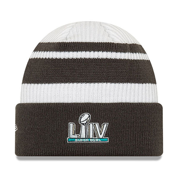 San Francisco 49ers New Era Super Bowl LIV Bound Cuffed Knit Hat - White/Graphite