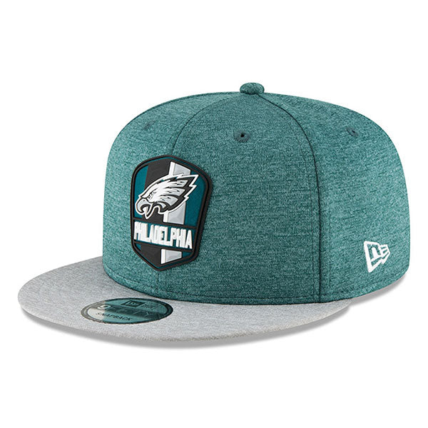 Philadelphia Eagles New Era 2018 NFL Sideline Road Official 9Fifty Snapback Hat