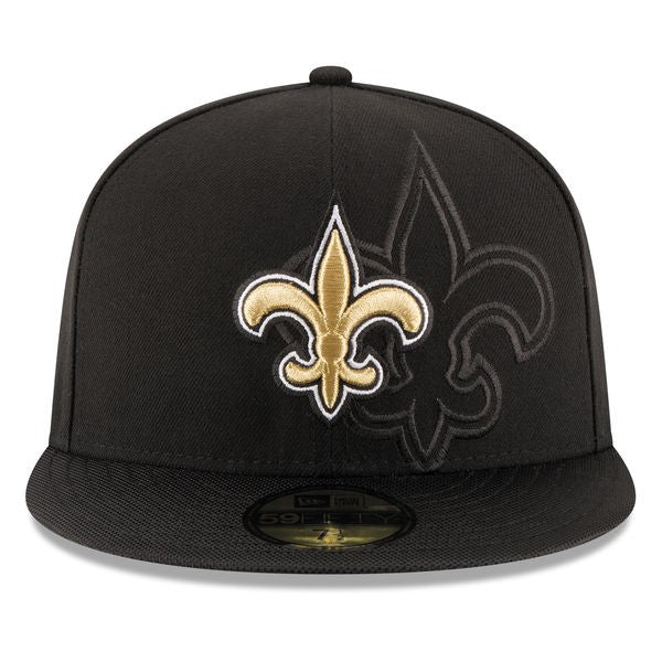 New Orleans Saints 2016 NFL SIDELINE Official Fitted 59Fifty New Era Hat