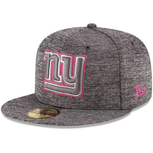 New York Giants New Era 2016 NFL Breast Cancer Awareness (BCA) Sideline 59FIFTY Fitted Hat