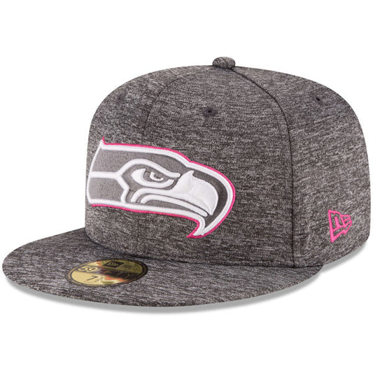 Seattle Seahawks New Era 2016 NFL Breast Cancer Awareness (BCA) Sideline 59FIFTY Fitted Hat