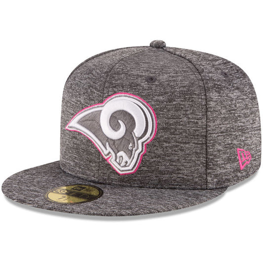 Los Angeles Rams New Era 2016 NFL Breast Cancer Awareness (BCA) Sideline 59FIFTY Fitted Hat