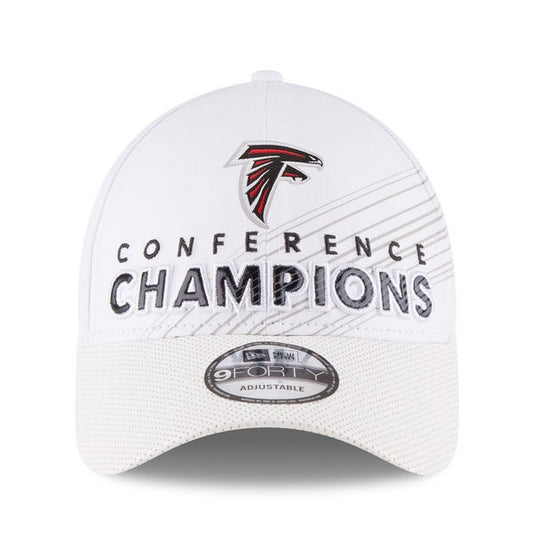 Atlanta Falcons New Era NFC Conference Champions LOCKER ROOM 9Forty Adjustable Hat