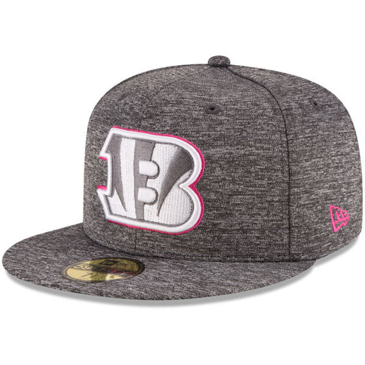 Cincinnati Bengals New Era 2016 NFL Breast Cancer Awareness (BCA) Sideline 59FIFTY Fitted Hat