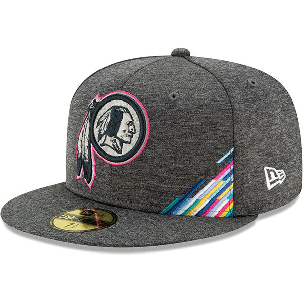 Washington Redskins New Era 2019 Crucial Catch 59FIFTY Fitted Hat - Graphite