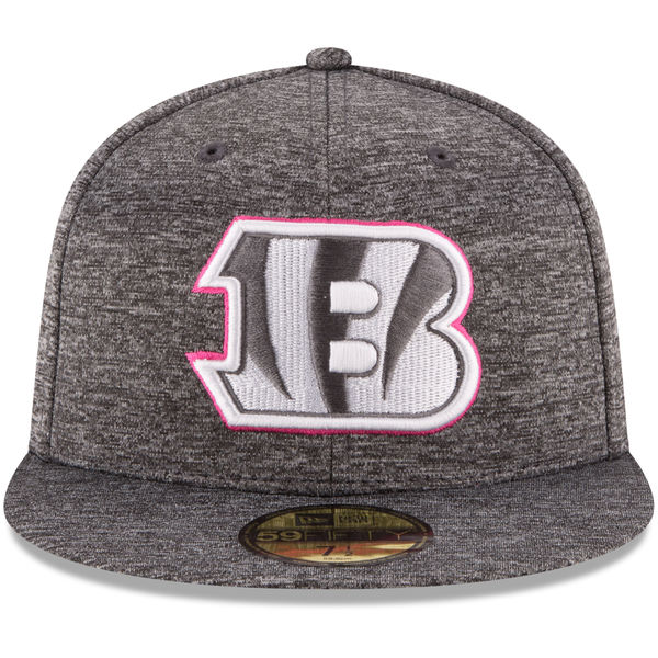 Cincinnati Bengals New Era 2016 NFL Breast Cancer Awareness (BCA) Sideline 59FIFTY Fitted Hat