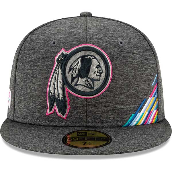 Washington Redskins New Era 2019 Crucial Catch 59FIFTY Fitted Hat - Graphite