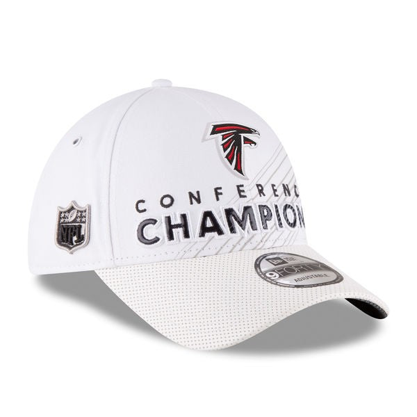 Atlanta Falcons New Era NFC Conference Champions LOCKER ROOM 9Forty Adjustable Hat