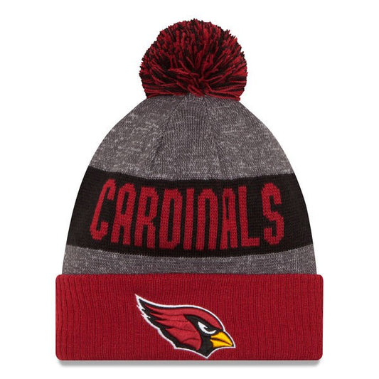 Arizona Cardinals New Era 2016 NFL On-Field SPORT KNIT Cuffed Pom Hat