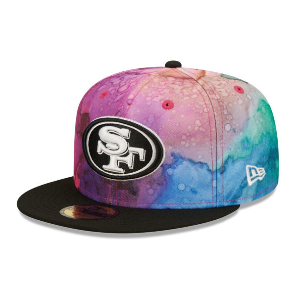San Francisco New Era 2022 NFL Crucial Catch 59FIFTY Fitted Hat - Pink/Black