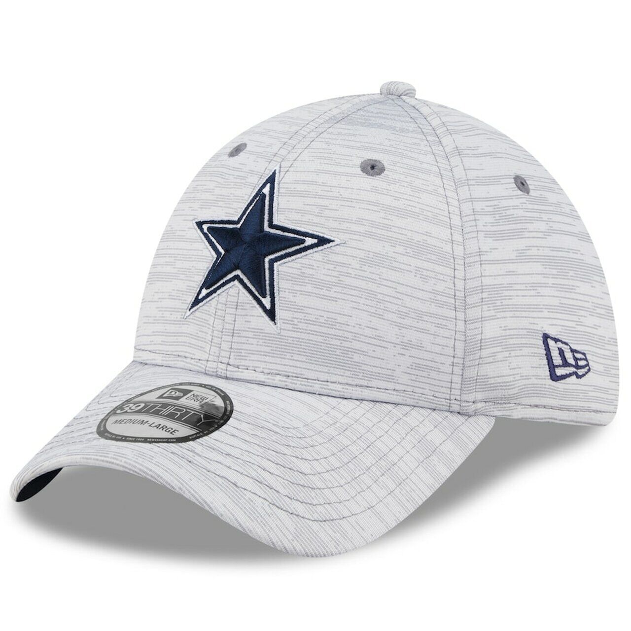 Dallas Cowboys New Era 2022 NFL Training Camp Official Coach 39THIRTY Flex Hat - Gray