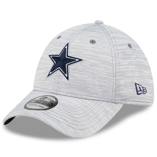 Dallas Cowboys New Era 2022 NFL Training Camp Official Coach 39THIRTY Flex Hat - Gray