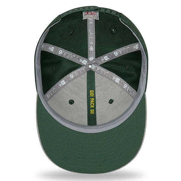 Green Bay Packers New Era 2018 NFL Sideline Road Official 9Fifty Snapback Hat