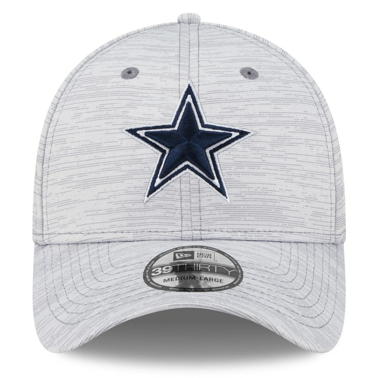 Dallas Cowboys New Era 2022 NFL Training Camp Official Coach 39THIRTY Flex Hat - Gray